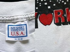 画像3: 80s USA製 NEW YORK Tシャツ 白 M (3)