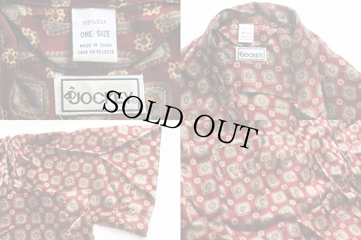 画像3: JOCKEY 総柄 シルク ガウン (3)