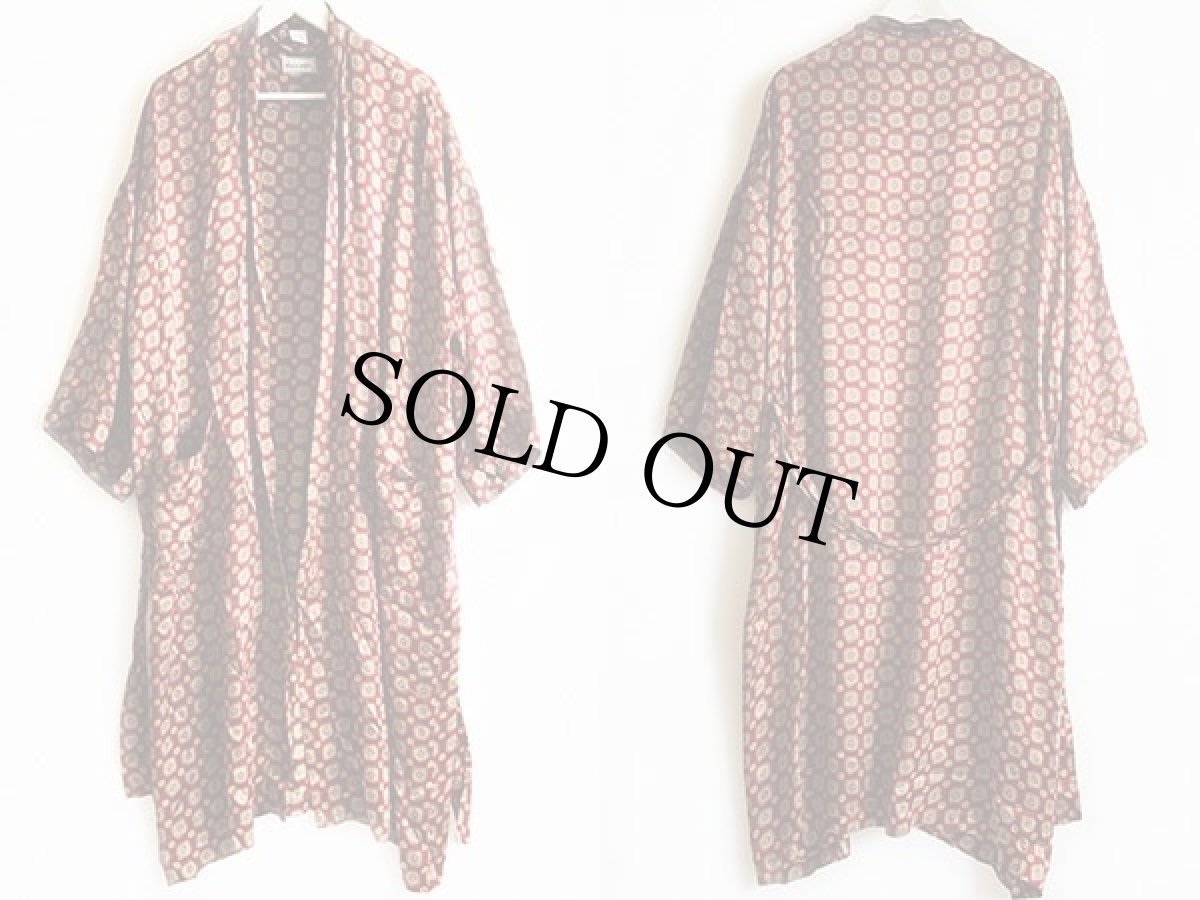 画像2: JOCKEY 総柄 シルク ガウン (2)