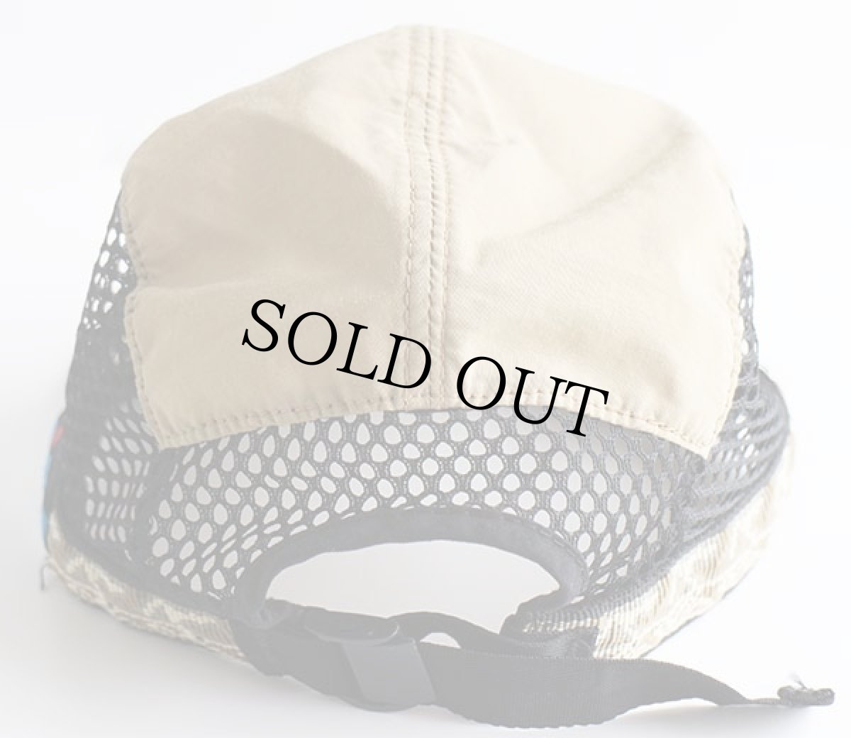 画像2: USA製 KAVUカブー トレイルランナー ナイロン メッシュ キャップ タン×黒 M★ストラップキャップ (2)