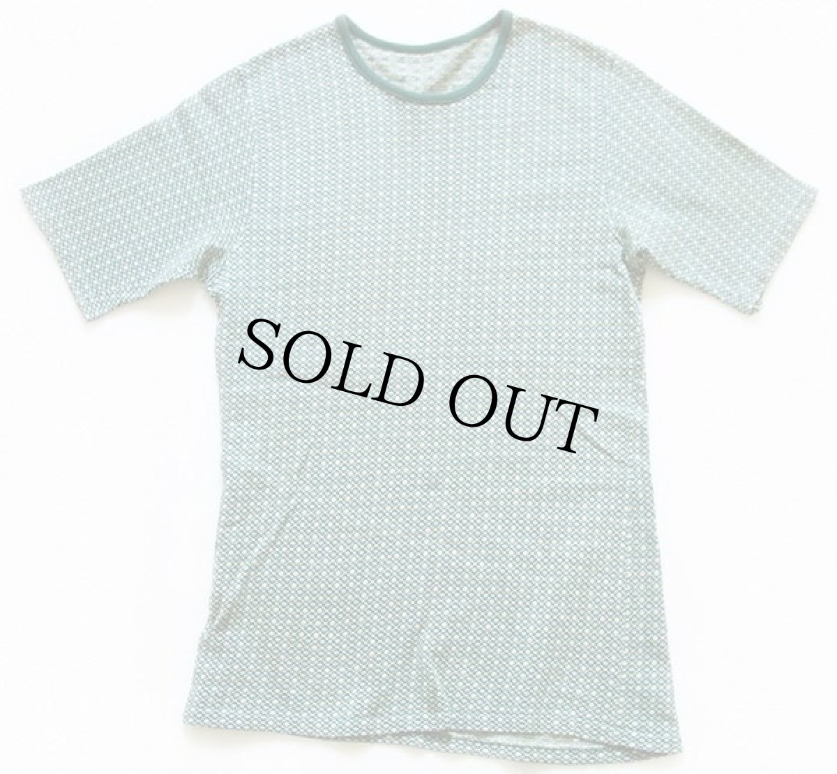 画像2: 70s 総柄 ジャガード Tシャツ (2)