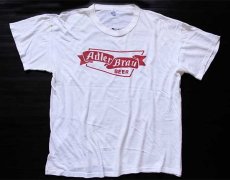 画像2: 60s BODYGARD Adler Brau BEER 両面 染み込みプリント コットンTシャツ 白 XL (2)