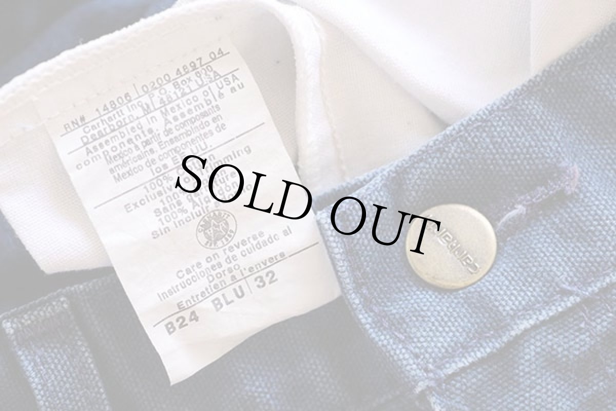 画像3: 00s carharttカーハート ダック地 ペインター ショートパンツ 紺 w32★ショーツ (3)