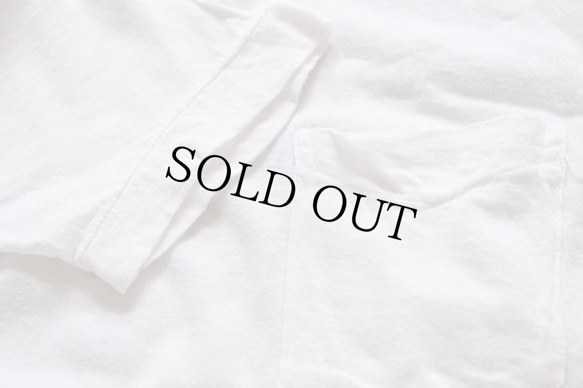 画像6: 60s USA製 Norwich Schmidt BEER 染み込みプリント コットン ポケットTシャツ 白 M★A (6)