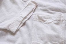 画像6: 60s USA製 Norwich Schmidt BEER 染み込みプリント コットン ポケットTシャツ 白 M★A (6)