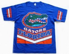 画像2: 90s USA製 SALEM FLORIDA GATORS コットンTシャツ 青 XXL (2)