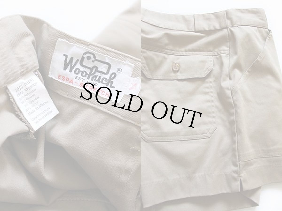 画像3: 80s Woolrichウールリッチ ストレッチ ショートパンツ カーキ 34★ショーツ (3)