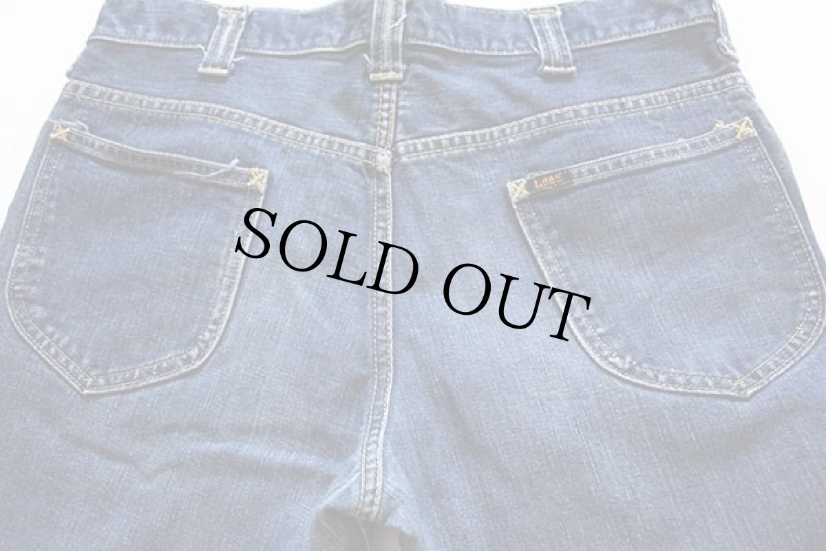 画像3: 70s USA製 Leeリー Leens フレア デニムパンツ w34★ベルボトム (3)