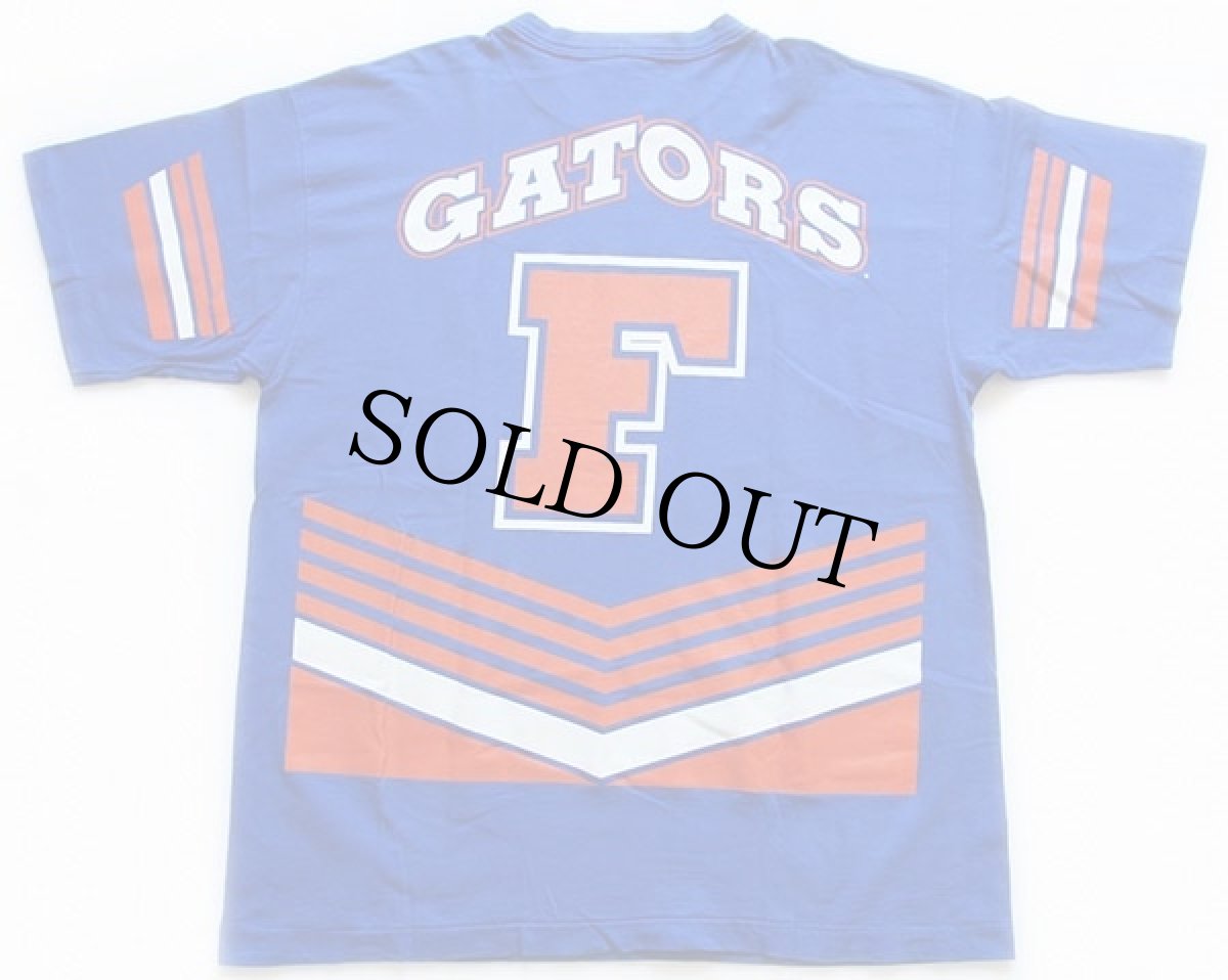 画像3: 90s USA製 SALEM FLORIDA GATORS コットンTシャツ 青 XXL (3)