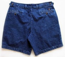 画像2: 90s DOCKERSドッカーズ ツータック デニム ショートパンツ w36★ショーツ Levi'sリーバイス (2)