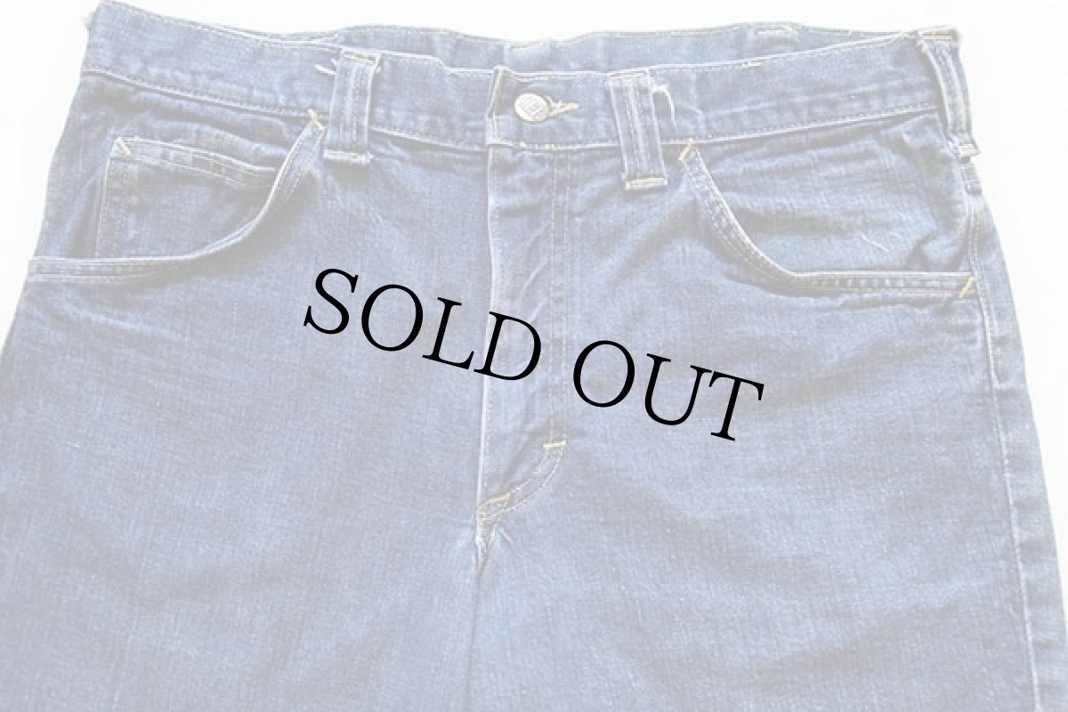 画像2: 70s USA製 Leeリー Leens フレア デニムパンツ w34★ベルボトム (2)