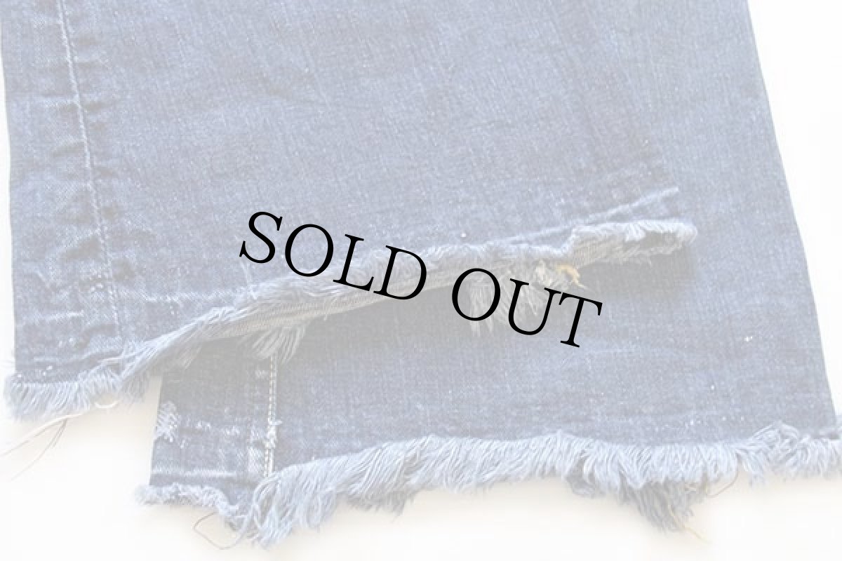 画像7: 70s USA製 Leeリー Leens フレア デニムパンツ w34★ベルボトム (7)