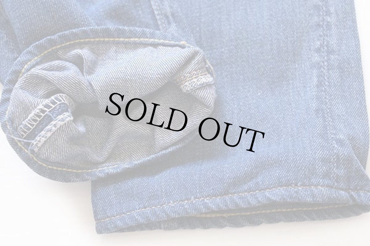 画像9: 60s USA製 LEVI'Sリーバイス 701 BIGE デニムパンツ カスタム W30 (9)