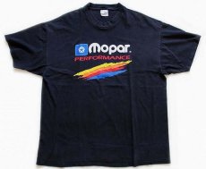 画像2: 90s Hanes Mopar PERFORMANCE クライスラー コットンTシャツ 黒 XXL (2)