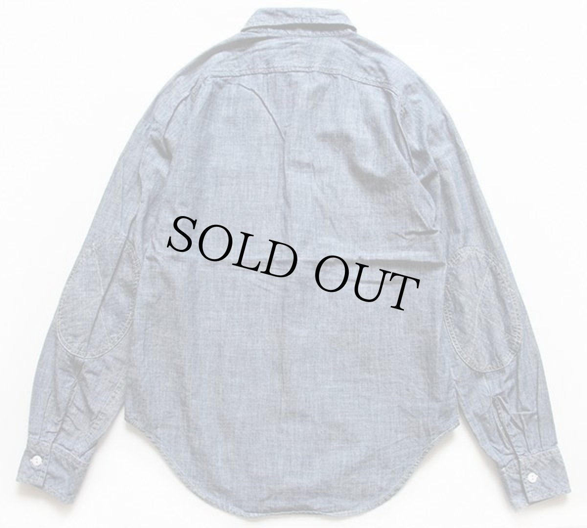 画像2: USA製 WOOLRICH WOOLEN MILLSウールリッチ コットン シャンブレーシャツ XS (2)