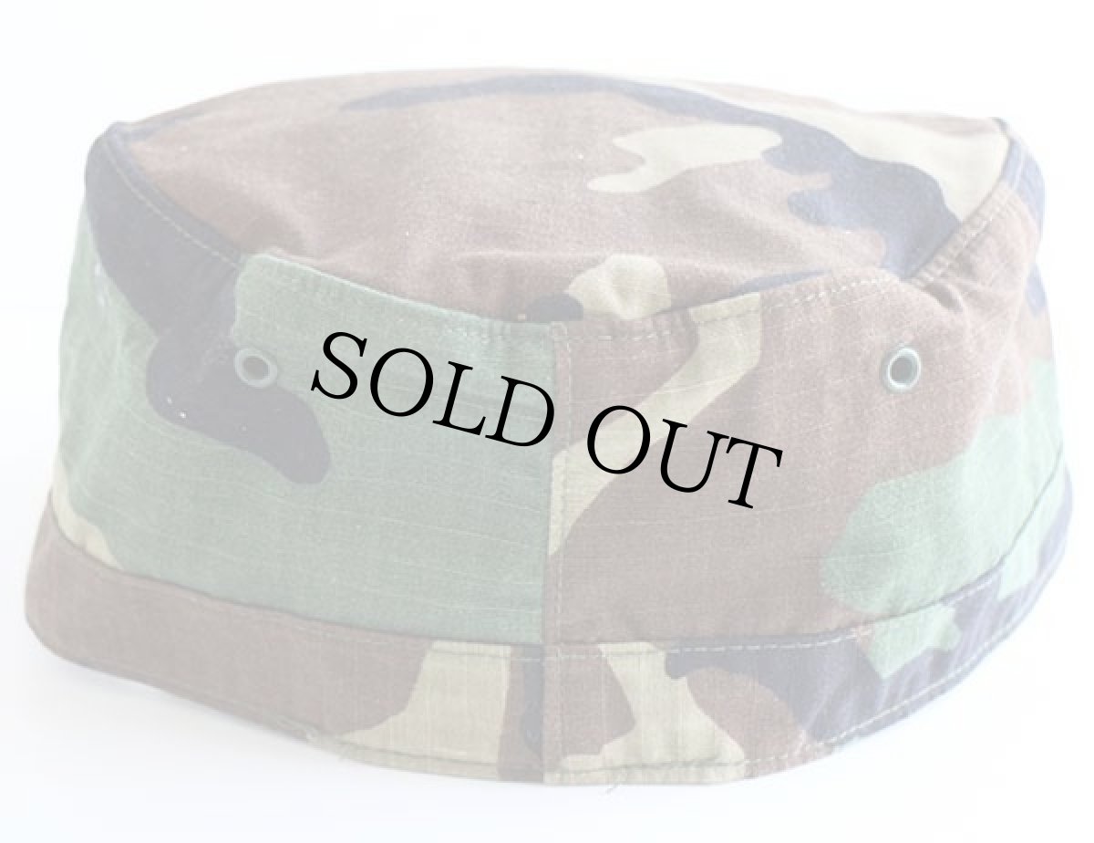 画像2: 90s 米軍 U.S.ARMY ウッドランドカモ BDU キャップ 7 5/8 (2)