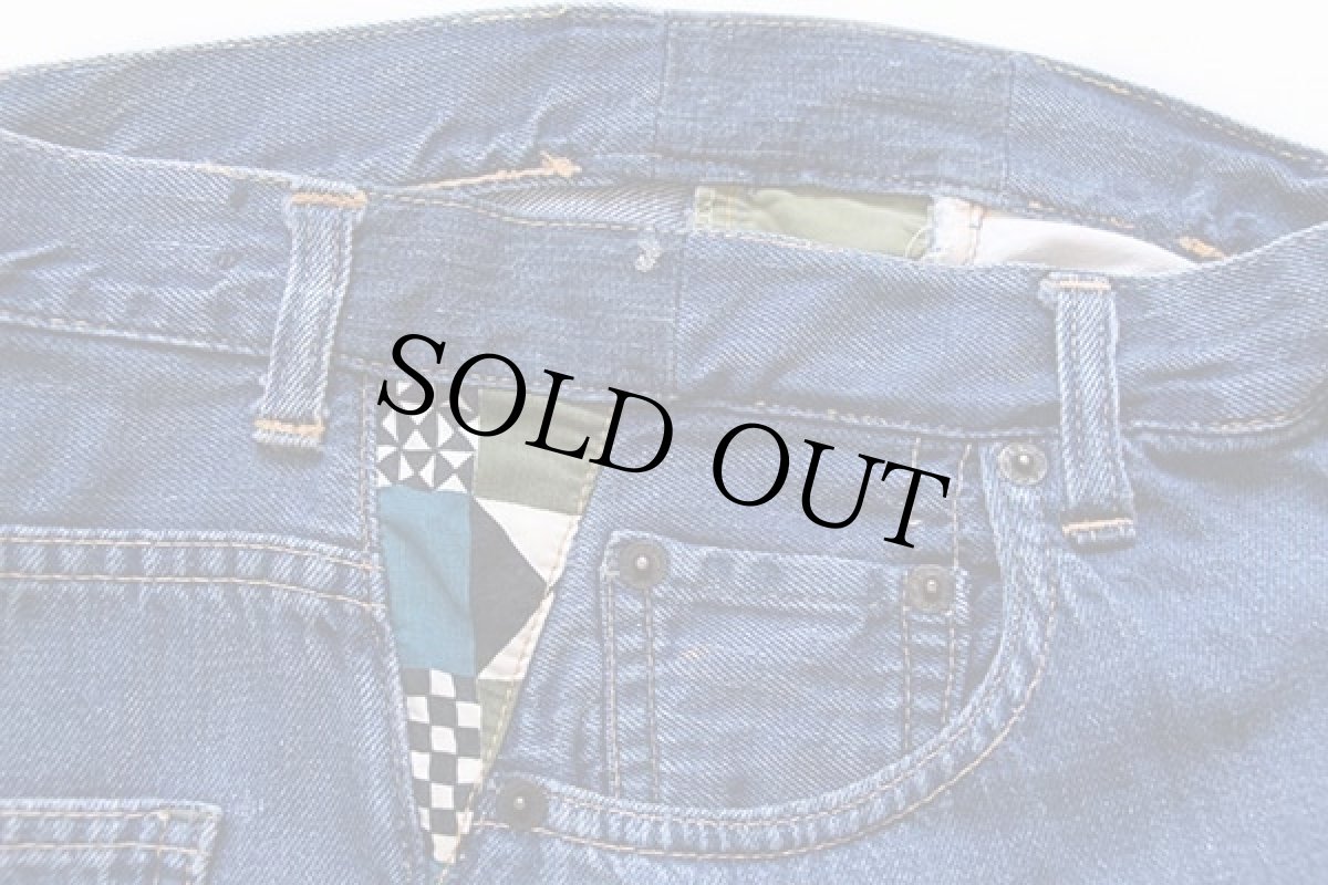 画像10: 60s USA製 LEVI'Sリーバイス 701 BIGE デニムパンツ カスタム W30 (10)