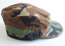 画像3: 90s 米軍 U.S.ARMY ウッドランドカモ BDU キャップ 7 5/8 (3)