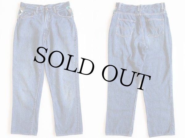 60s USA製 LEVI'Sリーバイス 701 BIGE デニムパンツ カスタム