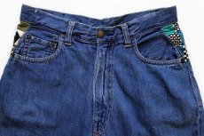 画像3: 60s USA製 LEVI'Sリーバイス 701 BIGE デニムパンツ カスタム w30 (3)