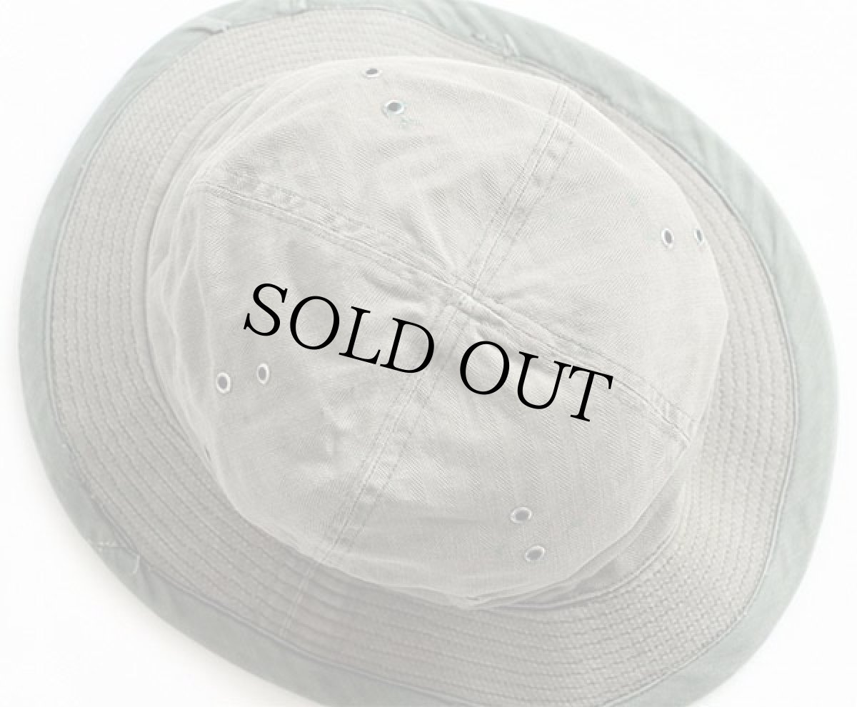 画像2: 40s 米軍 U.S.ARMY HBT ヘリンボーンツイル ハット オリーブ 55cm (2)