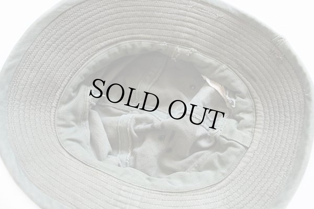 画像3: 40s 米軍 U.S.ARMY HBT ヘリンボーンツイル ハット オリーブ 55cm (3)