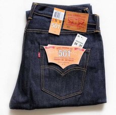 画像1: 未使用★USA製 Levi'sリーバイス 501 CONE DENIM WHITE OAK デニムパンツ w34 L34 (1)