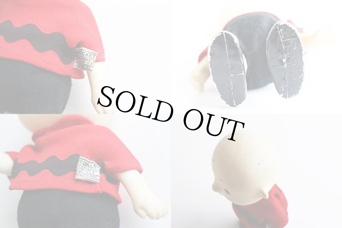 画像6: 60s POCKET DOLLS チャーリーブラウン ソフビ ポケット ドール★ぬいぐるみ スヌーピー (6)