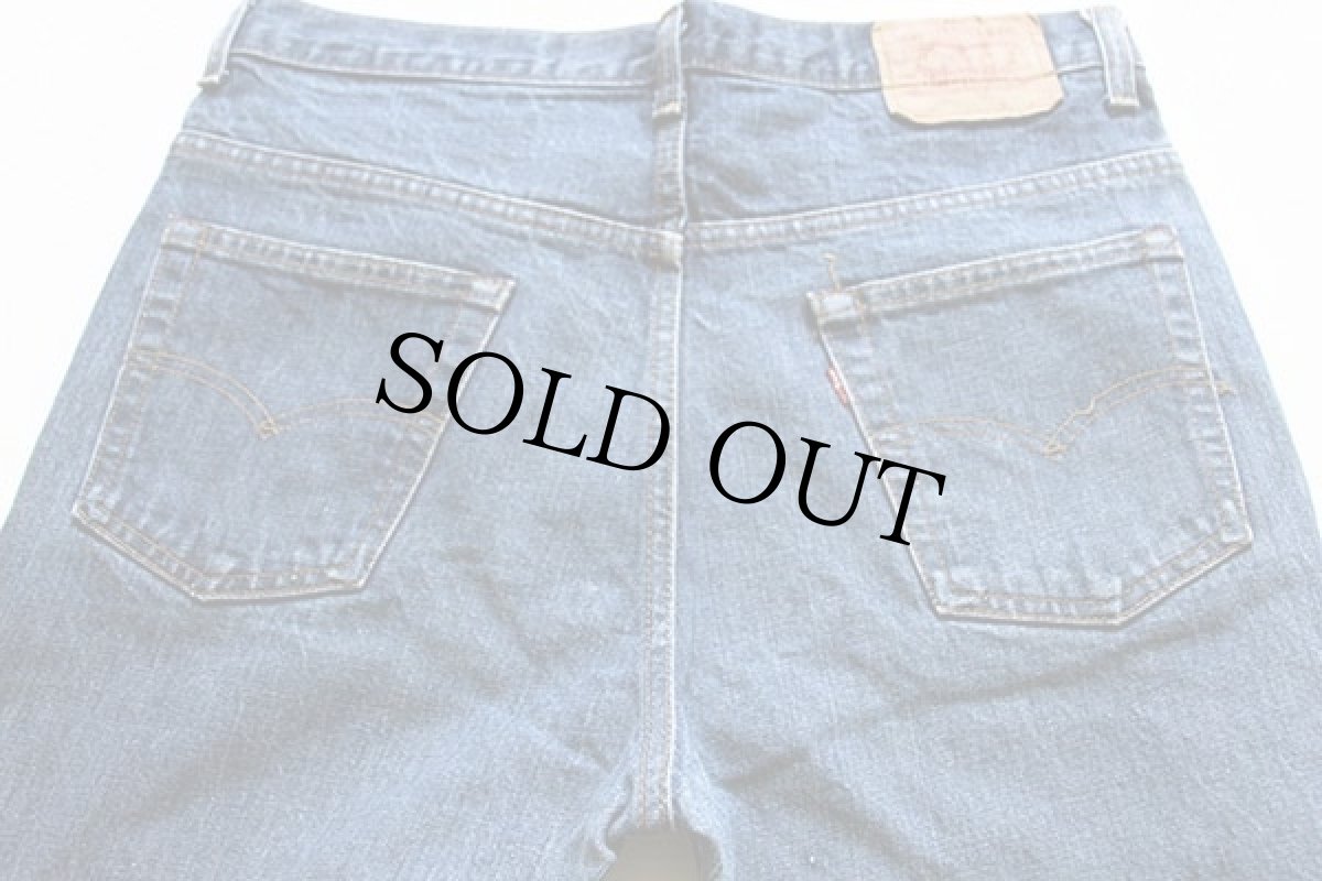 画像3: 80s USA製 Levi'sリーバイス 517 黒カン デニムパンツ w36 L31★ブーツカット (3)