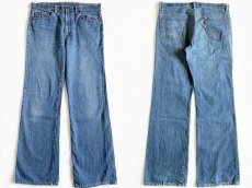 画像2: 70s USA製 Levi'sリーバイス 517 シングル 66前期 デニムパンツ w36★ブーツカット (2)