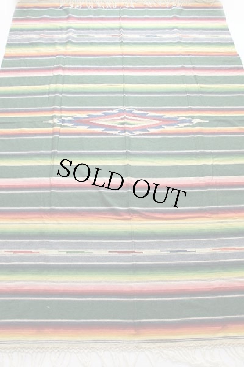 画像2: ビンテージ メキシカン ラグ サラペ 大判 (2)