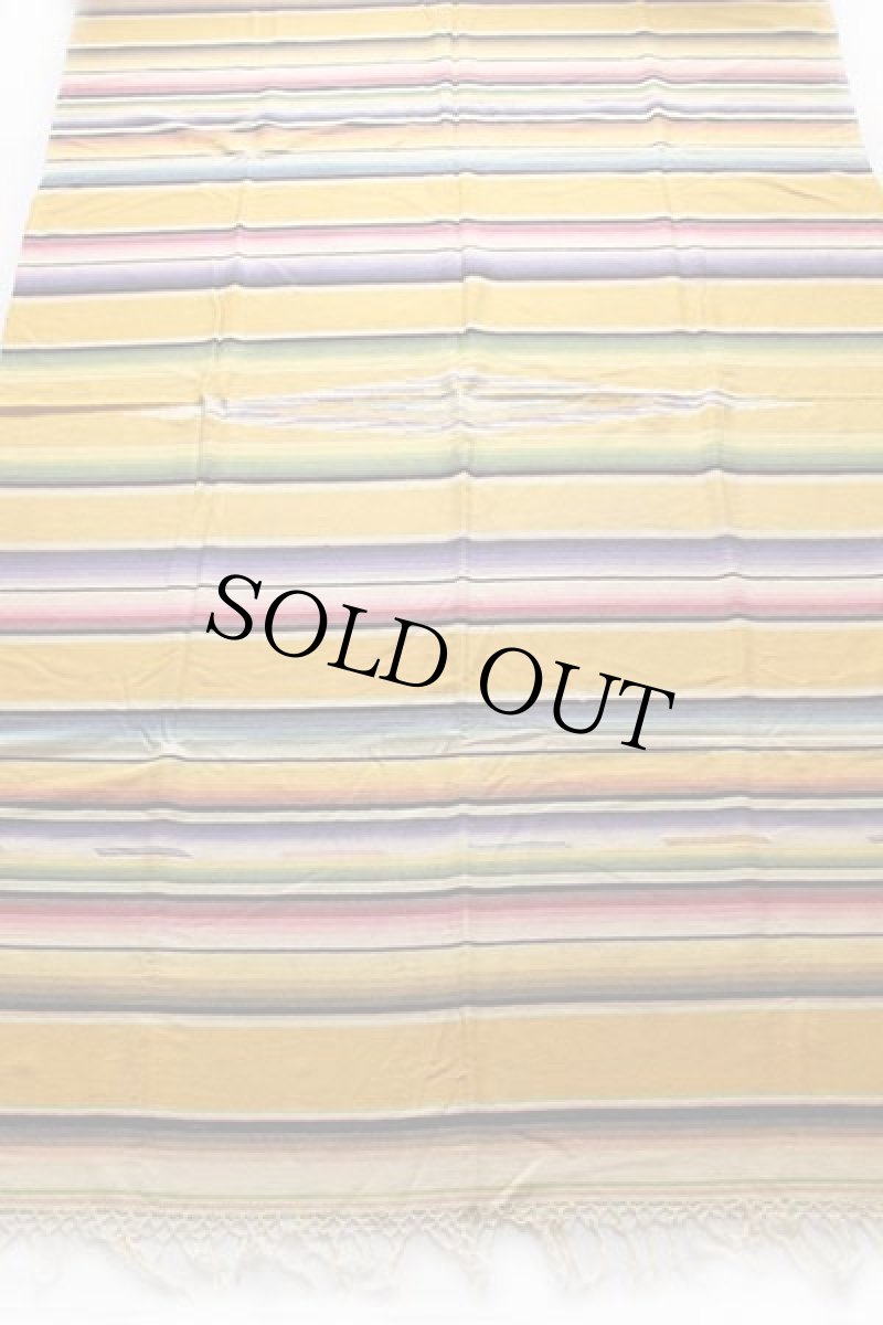 画像2: ビンテージ メキシカン ラグ サラペ 大判 (2)