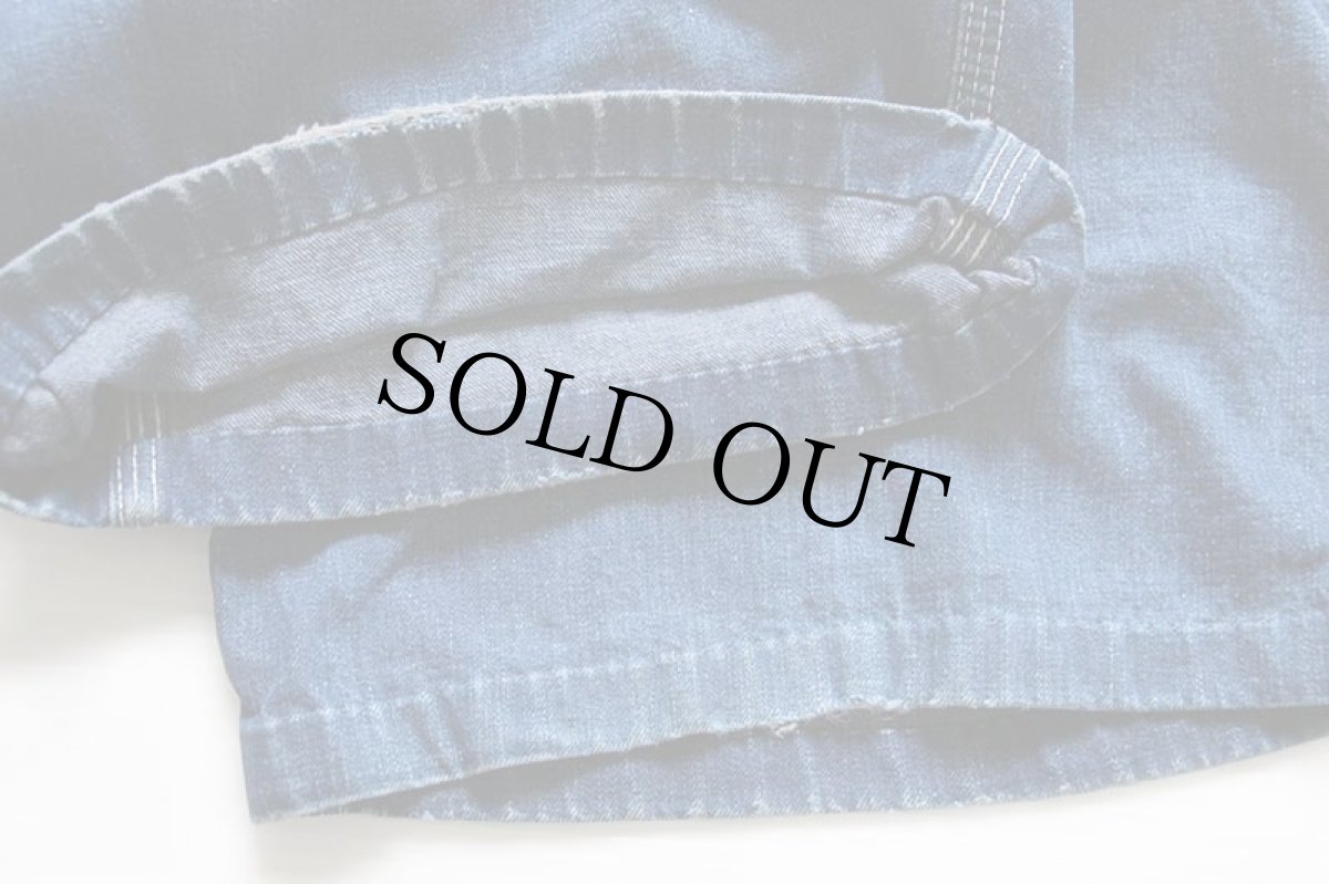 画像10: 50s PENNEY'S BIGMACビッグマック リメイク パッチワーク リペア インディゴ デニム ペインターパンツ (10)