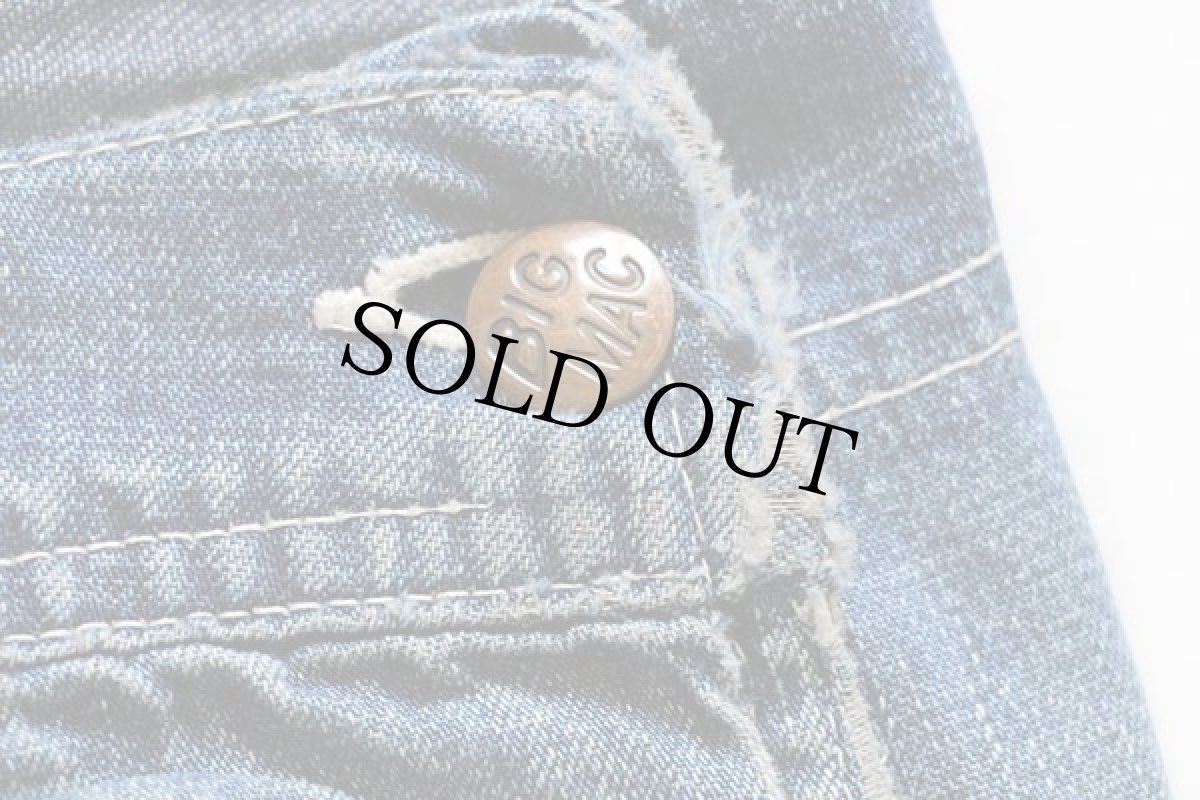 画像5: 50s PENNEY'S BIGMACビッグマック リメイク パッチワーク リペア インディゴ デニム ペインターパンツ (5)