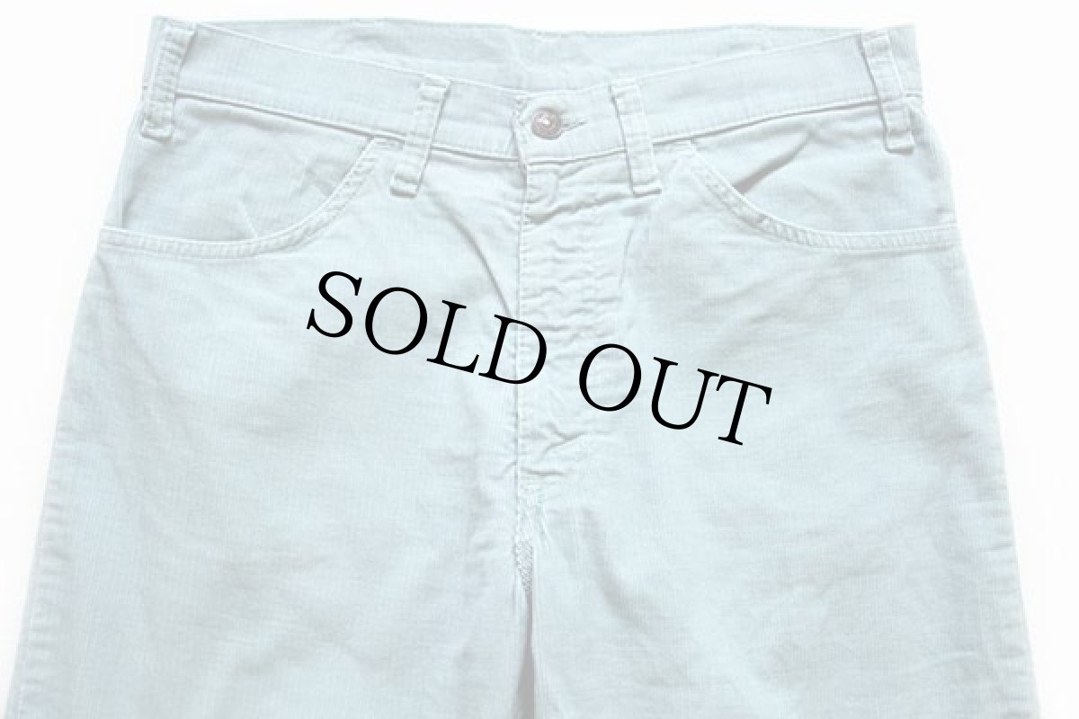 画像2: 70s Levi'sリーバイス 519 コーデュロイパンツ ミント w33 (2)