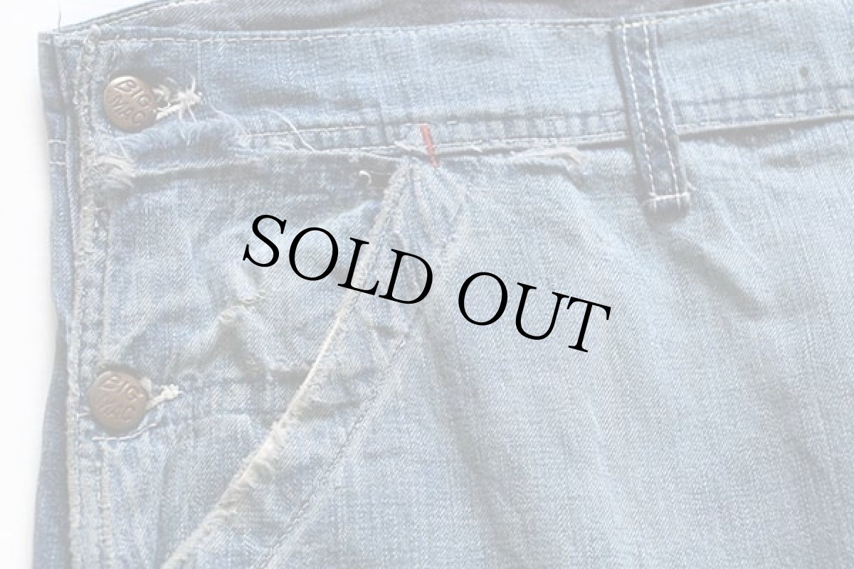 画像6: 50s PENNEY'S BIGMACビッグマック リメイク パッチワーク リペア インディゴ デニム ペインターパンツ (6)