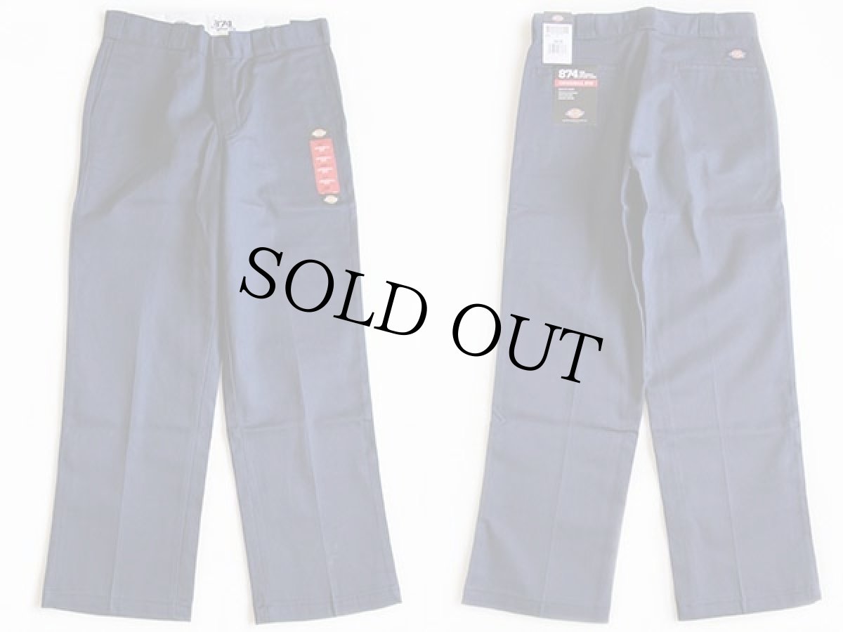 画像2: 未使用★Dickiesディッキーズ 874 ワークパンツ 紺 w34 L30 (2)