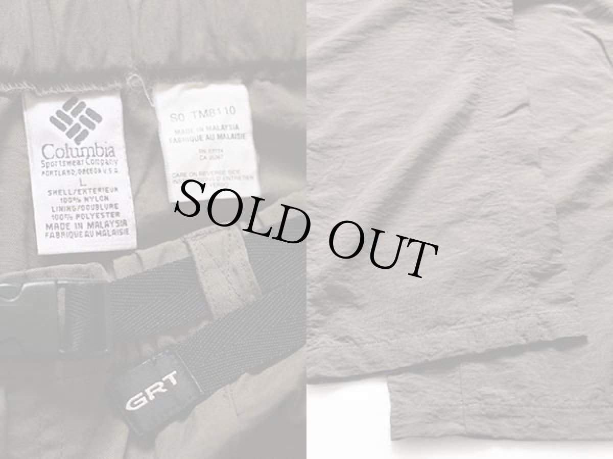 画像4: 90s Columbiaコロンビア GRT ナイロン クライミングパンツ グリーングレー L (4)