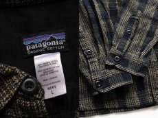 画像3: patagoniaパタゴニア チェック オーガニックコットン フランネルシャツ L (3)