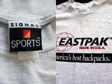 画像3: デッドストック★90s EASTPAKイーストパック ロゴ コットンTシャツ 杢ライトグレー XL (3)