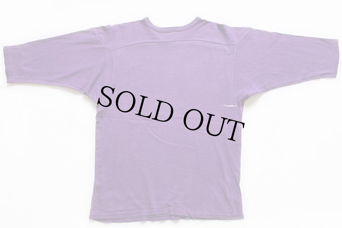 画像2: 80s USA製 Championチャンピオン NFL MINNESOTA VIKINGS コットン フットボールTシャツ 紫 L (2)