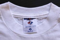 画像3: デッドストック★90s USA製 JERZEES 無地 コットン ポケットTシャツ 白 S (3)