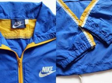 画像3: 80s NIKEナイキ プルオーバー ナイロンジャケット 青×黄 L (3)