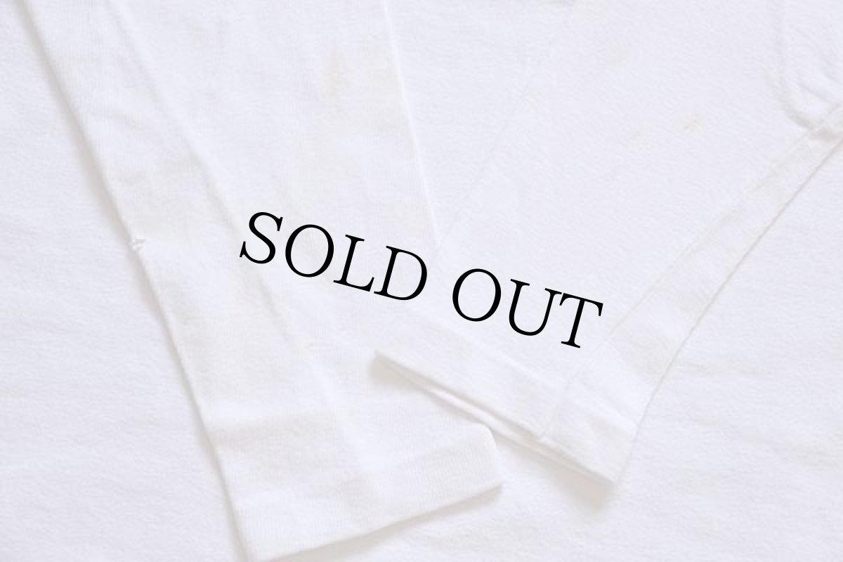 画像8: 60s USA製 CHAMPIONチャンピオン タタキタグ STATE HIGH COACH コットン フットボールTシャツ 白 L (8)