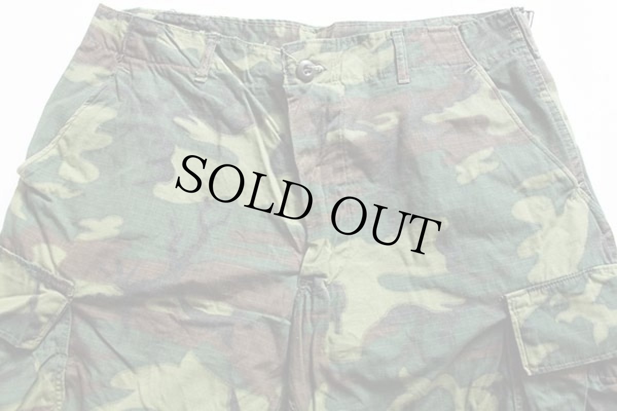 画像3: 60s 米軍 U.S.ARMY ERDL グリーンリーフカモ ジャングルファティーグパンツ M-S (3)