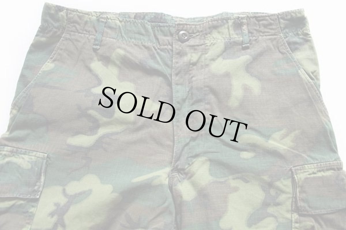 画像2: 70s 米軍 U.S.ARMY ERDL グリーンリーフカモ ジャングルファティーグパンツ M-R (2)