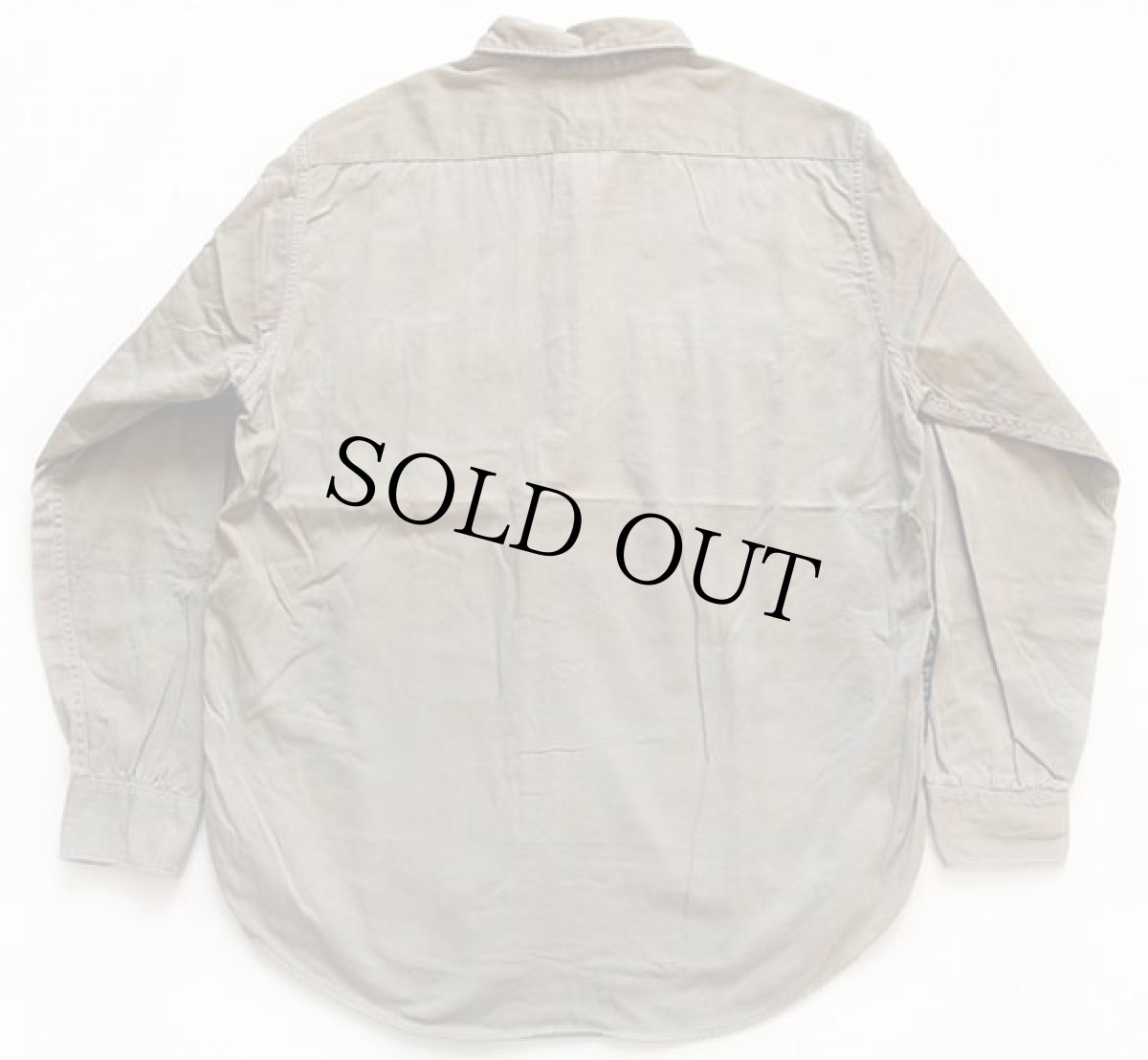 画像2: 50s PENNEY'S BIGMACビッグマック マチ付き コットンツイル ワークシャツ カーキ 16 (2)