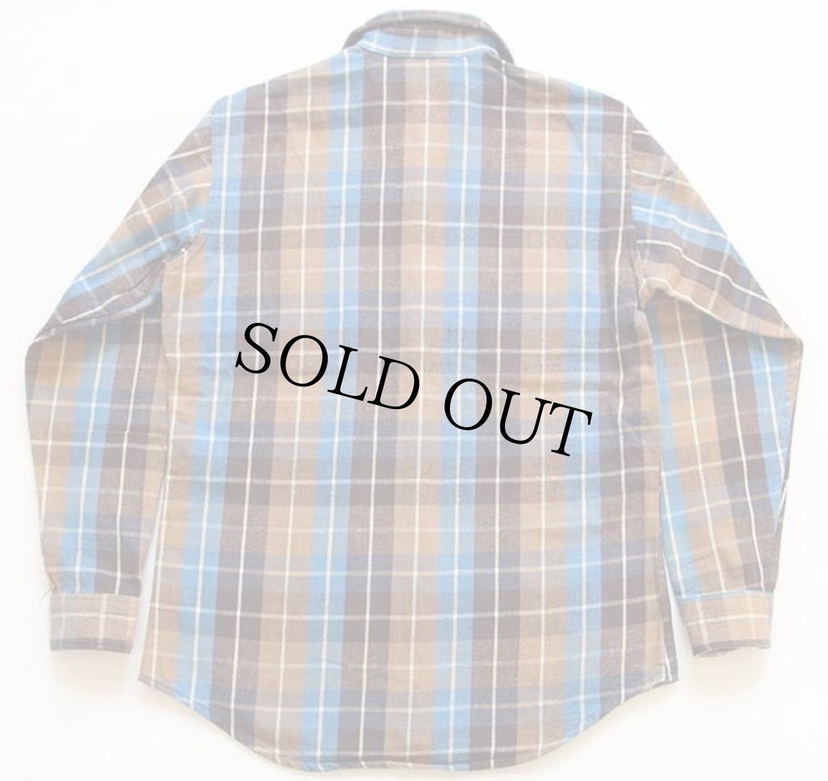 画像2: 80s USA製 JCPenney BIGMACビッグマック チェック コットン フランネルシャツ MT (2)