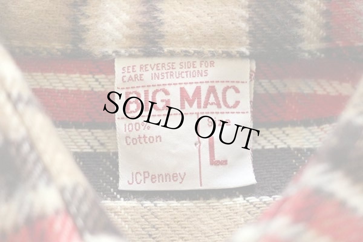 画像5: デッドストック★70s JCPenney BIGMACビッグマック チェック コットン フランネルシャツ L (5)