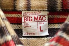 画像5: デッドストック★70s JCPenney BIGMACビッグマック チェック コットン フランネルシャツ L (5)